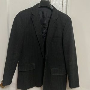 Gap Men’s Gray Herringbone Blazer- Medium